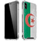 Algeria Flag Distressed iPhone X/XS Clear Case